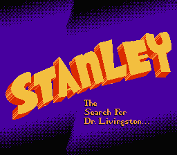 Stanley: The Search for Dr. Livingston title screenshot